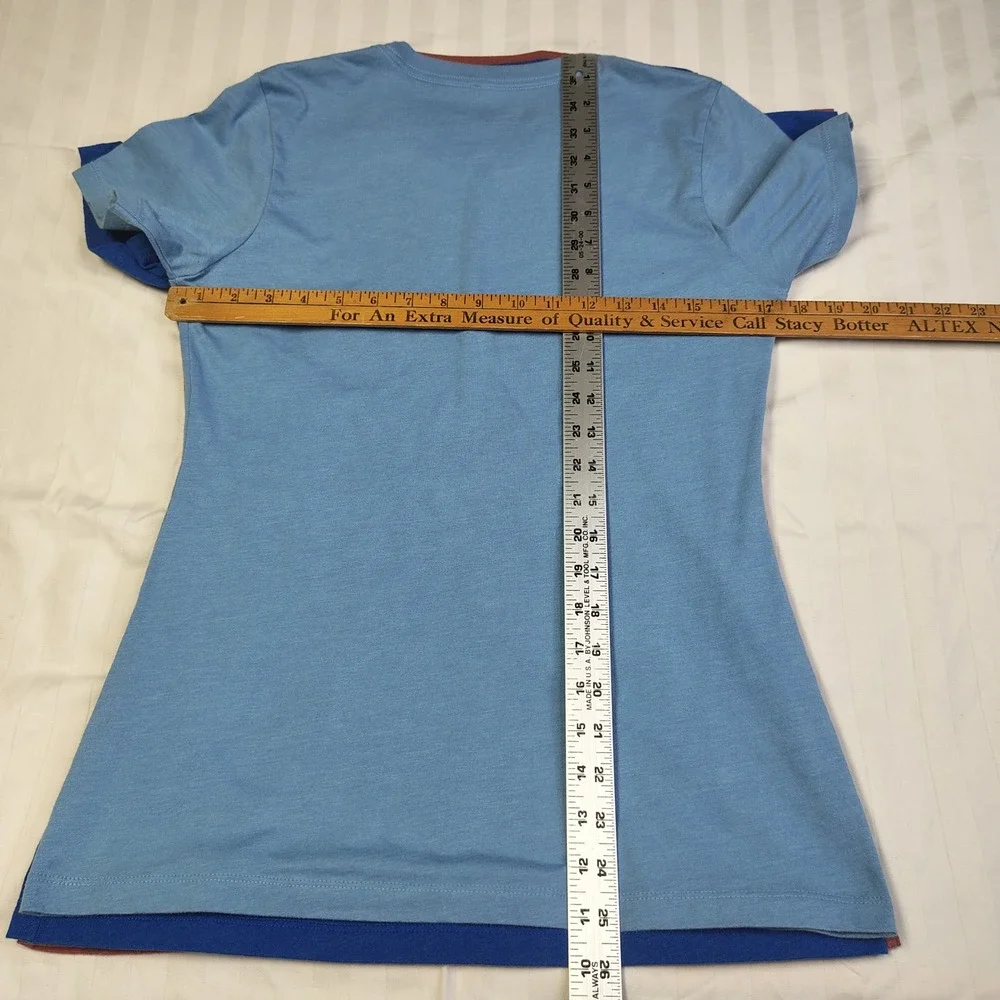 Stio Womens T-Shirt Bundle Lot of 3 Size M Blue Red Jackson Hole Cotton - Picture 7 of 10